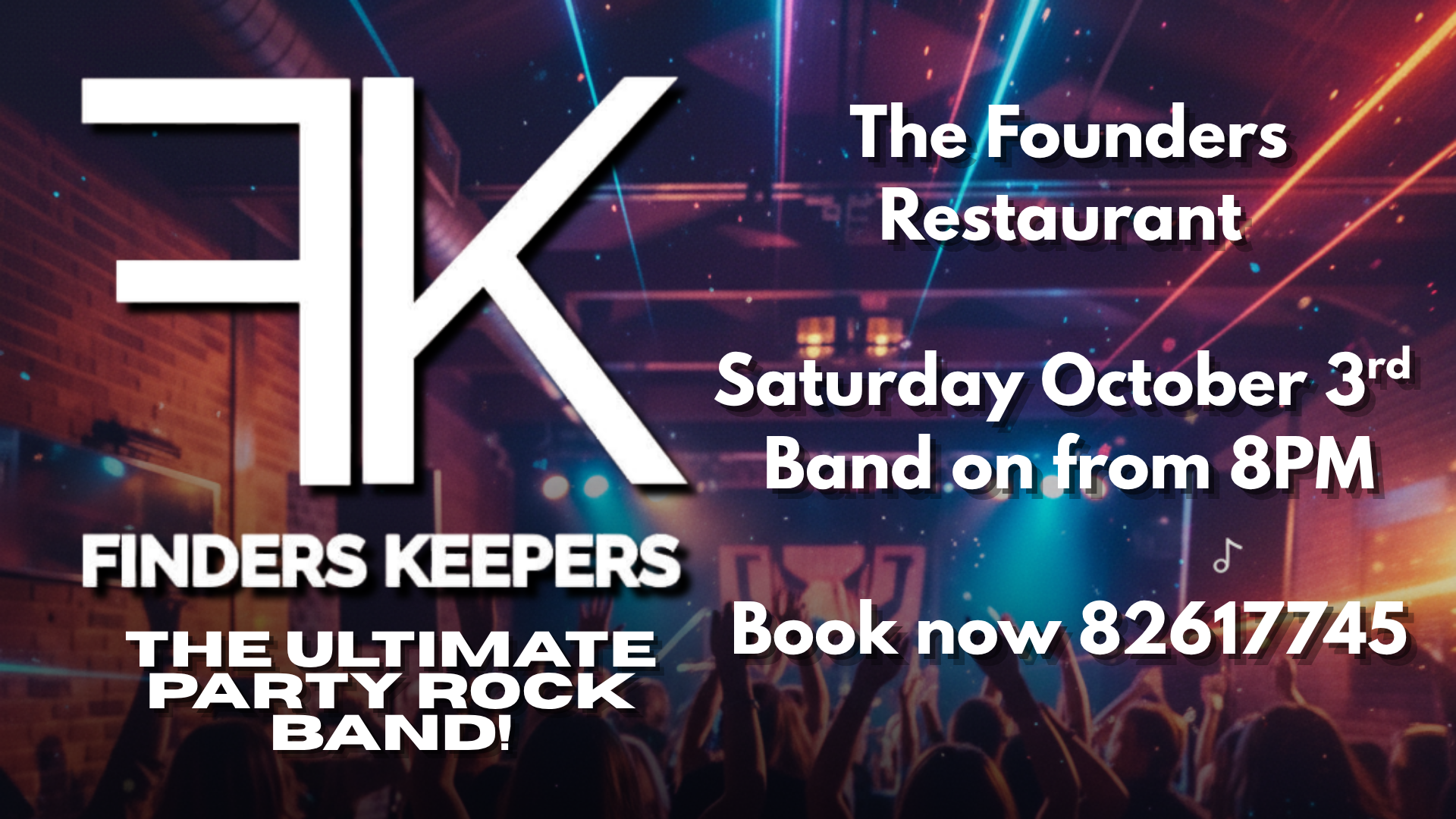 πΈ Finders Keepers Live at The Founders! π€