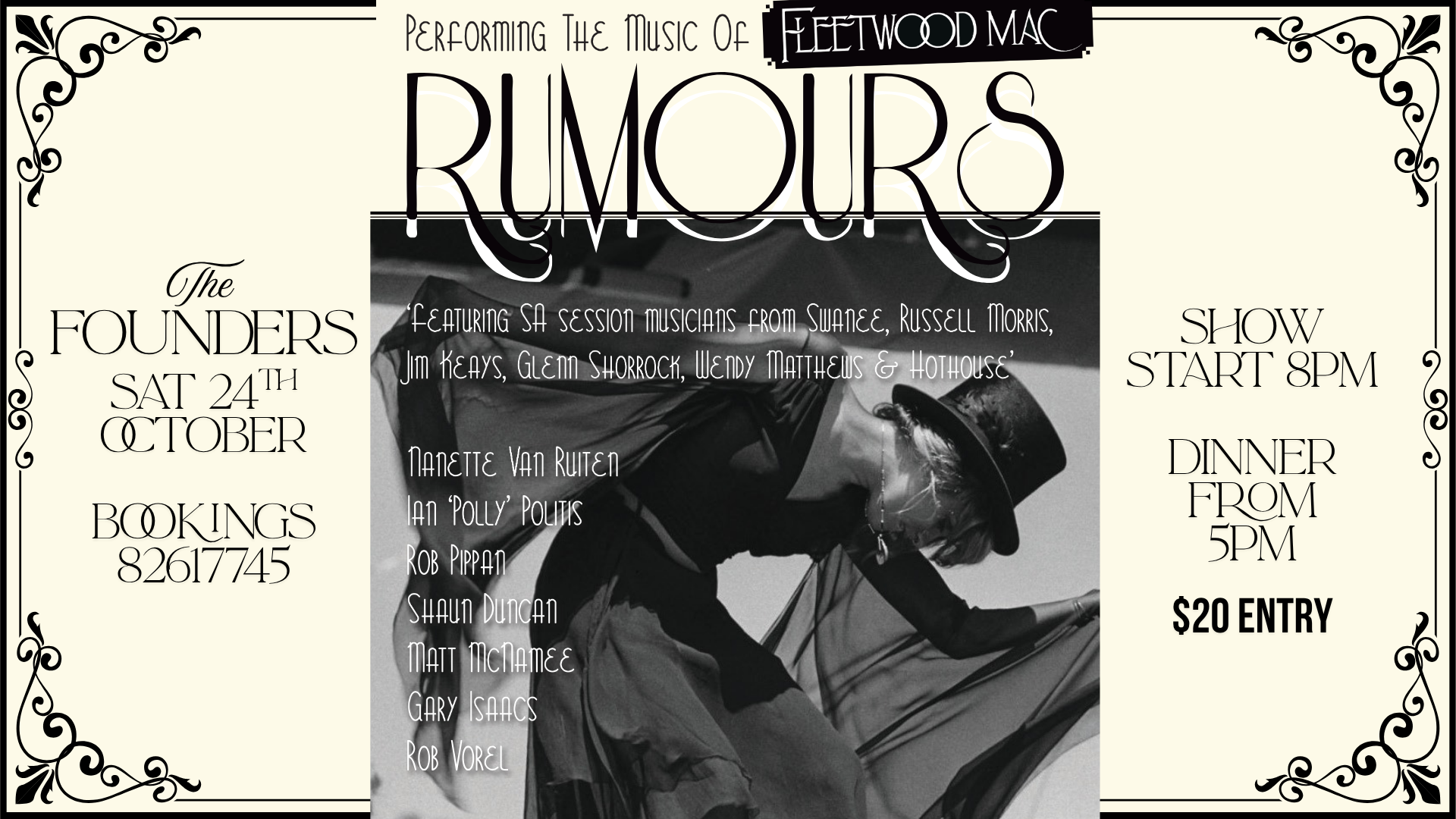 ๐ธ Rumours โ Fleetwood Mac Tribute ๐ค