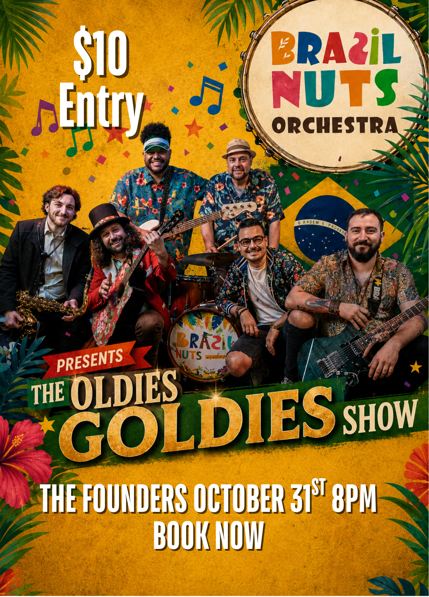 🎶 Brazil Nuts Orchestra: The Oldies Goldies Show – with a Brazilian Twist!